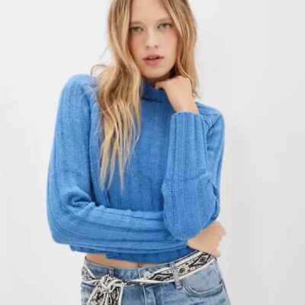 AE • Snowsoft Mock Neck Sweater, xs